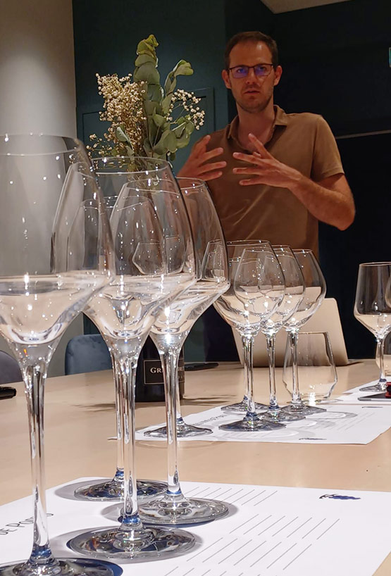 Prestations de formation pour les professionnels de la filière vins