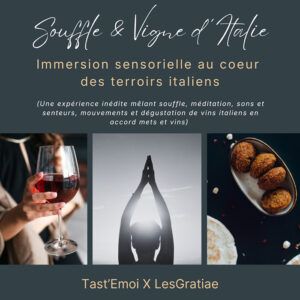 Souffle et vie d'Italie - Yoga et vins